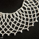 beaded jabot
